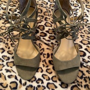 FRANCO SARTO OLIVE GREEN SANDAL